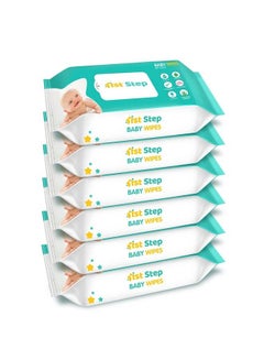 Buy Baby Wet Wipes Enriched With Aloe Vera And Jojoba Oil (80Pcs Pack Of 6) in UAE
