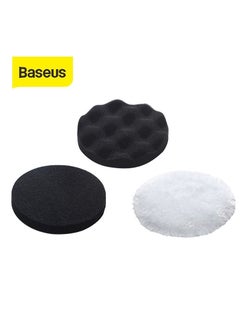 اشتري BASEUS New Power Cordless Electric Polisher Polishing Plate Pad Accessories 3pcs Set في الامارات