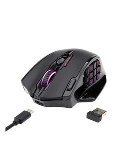 اشتري REDRAGON M908 Impact USB wired RGB Gaming Mouse 12400 DPI 17 buttons programmable game Optical mice for Computer PC Laptop في السعودية