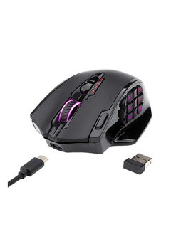 اشتري REDRAGON M908 Impact USB wired RGB Gaming Mouse 12400 DPI 17 buttons programmable game Optical mice for Computer PC Laptop في السعودية