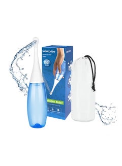 اشتري Portable bidet, size 450ml, spray bottle, water spray bottle, baby bottom wash, with cloth bag for storage في الامارات