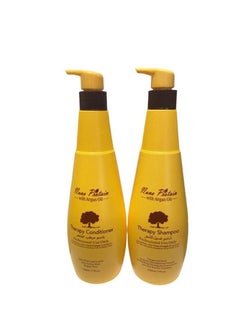 Buy Argan Oil Therapy Nano Protein Shampoo And Conditioner Set 500ml in Saudi Arabia