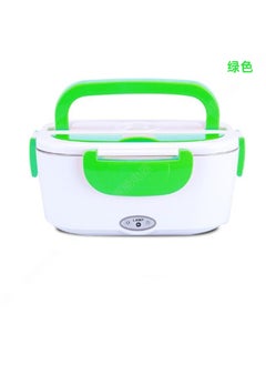 اشتري Stainless Steel Electric Lunch Box Water-free Office Office Office Staff Heat Preservation Heating Car Electric Lunch Box with Plug-in Electric Lunch Box Green في الامارات