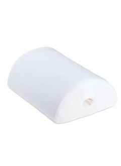 Buy Half Moon Shaped Durable Memory Foam Bolster Pillow White 15.24 x 43.18 x 32.51 cm MNP-011 in Saudi Arabia