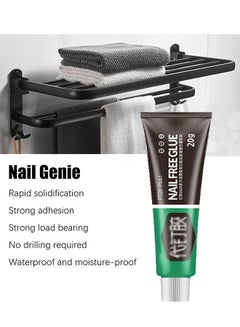 Buy Glue Quick Drying Glue Strong Adhesive Sealant Fix Glue 20g, Can Replace The Nail Fixed, Bearing Force is Strong, Will Not Harm The Wall, Green and Environmental Protection in Saudi Arabia