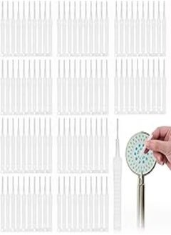 Buy WXJ13 100 Pieces Shower Nozzle Cleaning Brush Anti-Clogging Shower Nozzle Cleaning Brush Multifunctional Cleaning Brush with Nylon Bristle Non-Slip Handle in Egypt