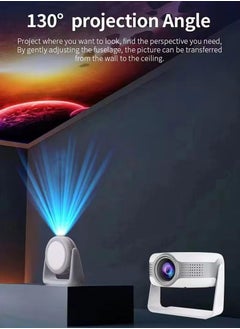 Buy Smart Android 11.0 4K Projector DLP 720P Portable Projector Battery Operated with auto Focus and auto Keystone WiFi hdmi screencast and Many More Features in UAE