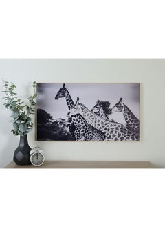 Buy Tower Framed Wall Art 90x50Cm Black in UAE