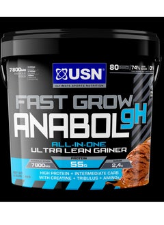 Buy USN Fast Grow Anabol GH Chocolate All-in-one Protein Powder Shake (4kg): Workout-Boosting, Anabolic Protein Powder for Muscle Gain in UAE