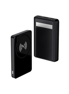 اشتري 8000.0 mAh Fast Magnetic Wireless Portable Power Bank Charger for iPhone 12 Series Black في الامارات