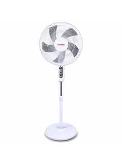 Buy Pedestal Fan Oscillating 60W Electric Stand Fan, 3 Speed, Quite Cooling Fan For Indoor And Outdoor in UAE