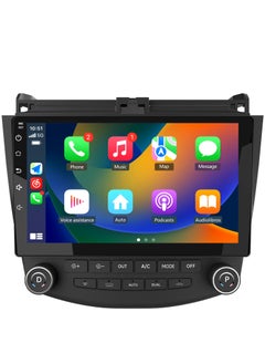 Buy Android 12 Car Radio Stereo 10 inch Touch Screen with WiFi Bluetooth for Honda Accord 7th 2003 2004 2005 2006 2007 in UAE