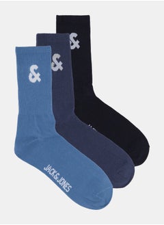 اشتري Pack of 3 - Logo Detail Tennis Socks في السعودية