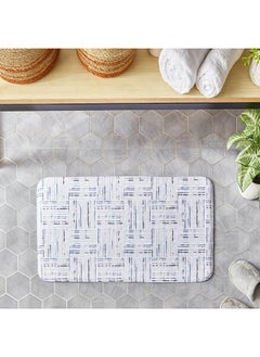 Buy Aurora Sally Foam Printed Bath Mat 75x45 cm in UAE