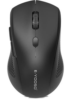 اشتري E-YOOSO E-1131 Wireless Mouse 2.4G Computer Mouse 5 Adjustable DPI Levels, 6 Buttons Cordless Mouse Wireless Optical Mice with USB Nano Receiver في الامارات