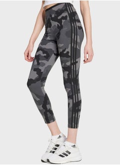 Buy Essentail 3 Stripe Camo 7/8 Leggings in UAE