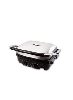 Buy TORNADO Electric Grill 1800 Watt Black x Stainless TCOOK-1800 in Egypt