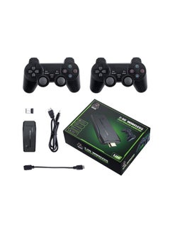 Buy Classic M8 Game Stick 4K Game Console with Two 2.4G Wireless Gamepads Dual Players HDMI Output Built in 3500 Classic Games Compatible with Android TV/PC/Laptop/Projector. in UAE