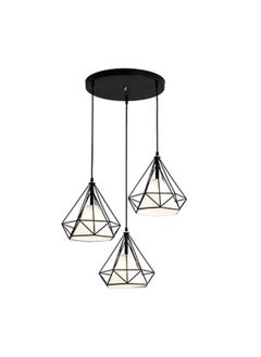 Buy Modern and Simple LED 3-Color Light-Adjustable Chandelier, Suitable for Homes, Restaurants, and Bars in Saudi Arabia