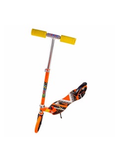 Buy Foldable Aluminum Hand and Metal Body 3B Wheels Orange Fable Scooter – 672 in Egypt