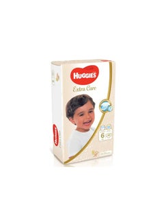 Buy Huggies size (6) mega pack 42 diapers + 15 kg in Saudi Arabia