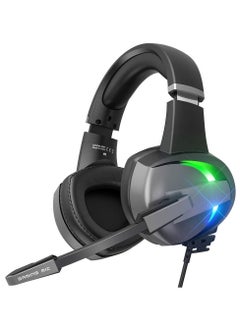 Buy GM7 PRO Gaming Headset - 50MM Drivers - Inline Volume Controll - LED Lighting in Egypt