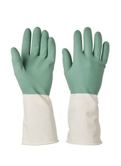 Buy Dishwashing and Cleaning Gloves 23 cm Size M in Saudi Arabia