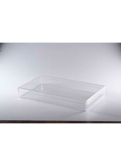 اشتري Acrylic Rectangular Serving Box with Cover في الامارات