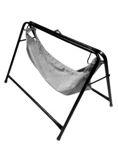 Buy Handol Baby Swing Sleeping Folding Cradle With Handlebar And 3 Sizes, Jizani Style, Random Fabric Colour in Saudi Arabia