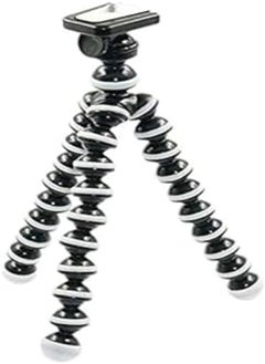 Buy Generic Octopus mini octopus style mobile phone stand flexible tripod - white/black in Egypt