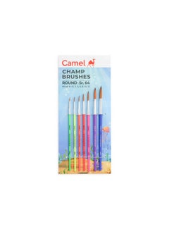 Buy Camlin Champ Round Brush Set - Pack Of 7 (Multicolor) in UAE