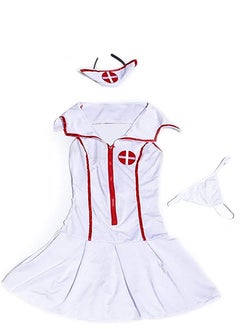 اشتري Nurse Uniform Dress With G-String And Hat في الامارات