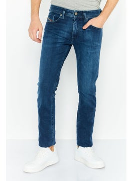 اشتري Men Slim Skinny Fit Denim Jeans, Navy في الامارات