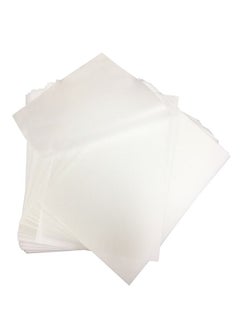 Buy 100-Piece A4 Laminating Film Sheet Set Clear in UAE