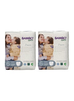 Buy Eco - Friendly Diapers Pants, Size 6, 18+kg, 38 Pants, Value Pack in UAE