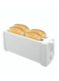 Buy Large White Toaster 1200 Watt, 4 Slice Capacity with Browning Control in Saudi Arabia