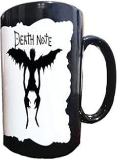 اشتري Death-Note Mug Espresso- Gift For Her- Travel Coffee Mug- Tea Cup - Ceramic Coffee Mug -Black&White في مصر