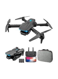 اشتري Mini Drone S89 for Kids, Foldable WiFi FPV Drone with 4K HD Camera for Adults, RC Quadcopter with 3D Flip, Headless Mode, Altitude Hold, One Key Return, Bag and 2 Batteries (Black) في الامارات