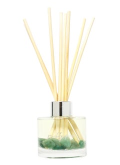 Buy 100ml Green Aventurine Crystal Infused Reed Diffuser With White Tea & Ginger Scent in UAE