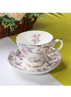 Buy M MIAOYAN European style bone china coffee mug ceramic English cup and saucer set in Saudi Arabia