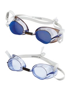 Buy Unisex Adult Swim Goggles Swedish 2 Packblue in Saudi Arabia