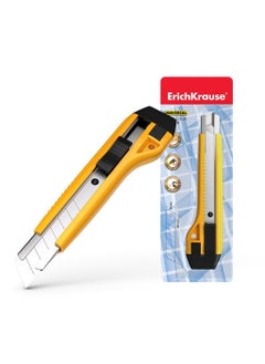 Buy Cutter auto-lock Universal, 18mm, yellow (blister 1 pc) in UAE