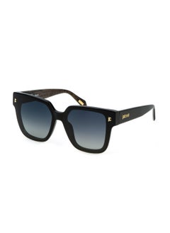 اشتري Women's Square Shape  Acetate Sunglasses SJC089 650700 - Lens Size: 65 Mm - Shiny Black في السعودية