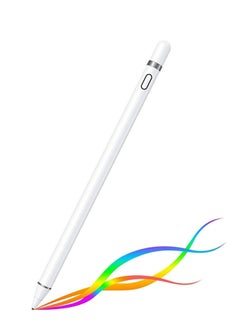 اشتري Stylus Pen for Touch Screens, Active Pencil Smart Digital Pens Fine Point Stylist Compatible with iPhone iPad Pro Air Mini and Other Tablets في الامارات