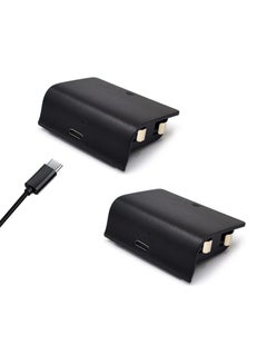 اشتري box One Wireless Controller Rechargeable Battery Twin Pack and USB Type-C Charging Cable (Xbox One) في السعودية