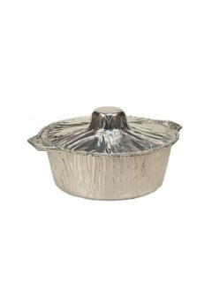 Buy 3-Piece Aluminum Cookware Set Silver in Saudi Arabia