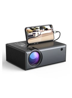 Buy LCD Projector 2800 Lumens Phone Same Screen Version Support 1080P Input Dolby Audio Wireless Portable Smart Home Theater Projector Beamer in UAE