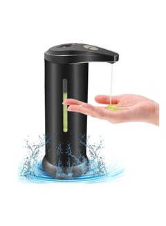 Buy Automatic Soap Dispenser, Touchless Hands-Free Soap Dispenser with Waterproof Base, Stainless Steel Liquid Soap Holder with Infrared Motion Sensor Visible Window, for Kitchen Bathroom Restaurant Hotel in Saudi Arabia