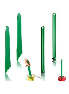 اشتري 4 Pieces Canning Tools Kit 2 Pieces Magnetic Lid Lifter Jar Lid Lifter And 2 Pieces Canning Bubble Popper Bubble Remover Measurer Canning Tools Canning Supplies (Dark Green) في السعودية