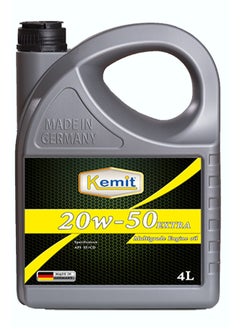 Buy Kemit 20w-50 Extra Engine Oil 4L in Egypt